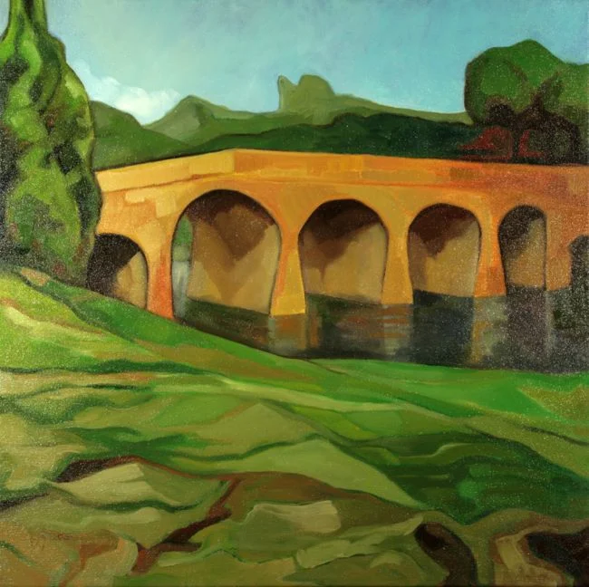Sandro Nocentini Not a Cloud in the Sky 77cm x 77cm #8261 .jpg