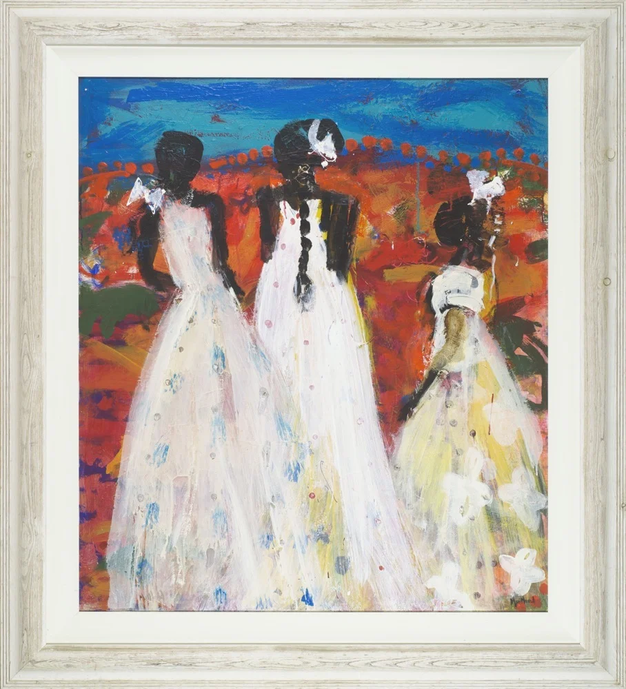 #13461 John Maitland Territory Figures 132cm x 120cm 