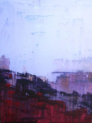 Mist Rising. 120 x 90cm. Mixed Media.
