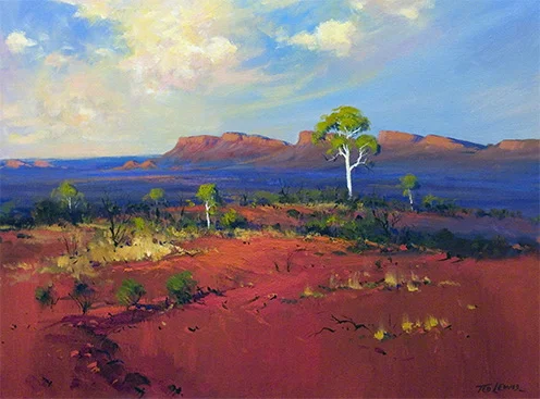 lewissqaure2Ted Lewis Afternoon Alice Springs 110cm x76cm Acrylic on Canvas..jpg