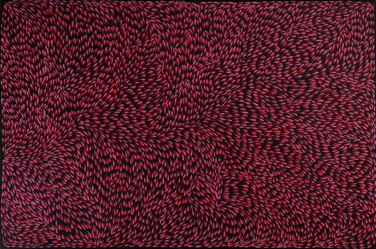 #10948. Gloria Petyarre. 'Bush Medicine Leaves'.180cm x 120cm.
