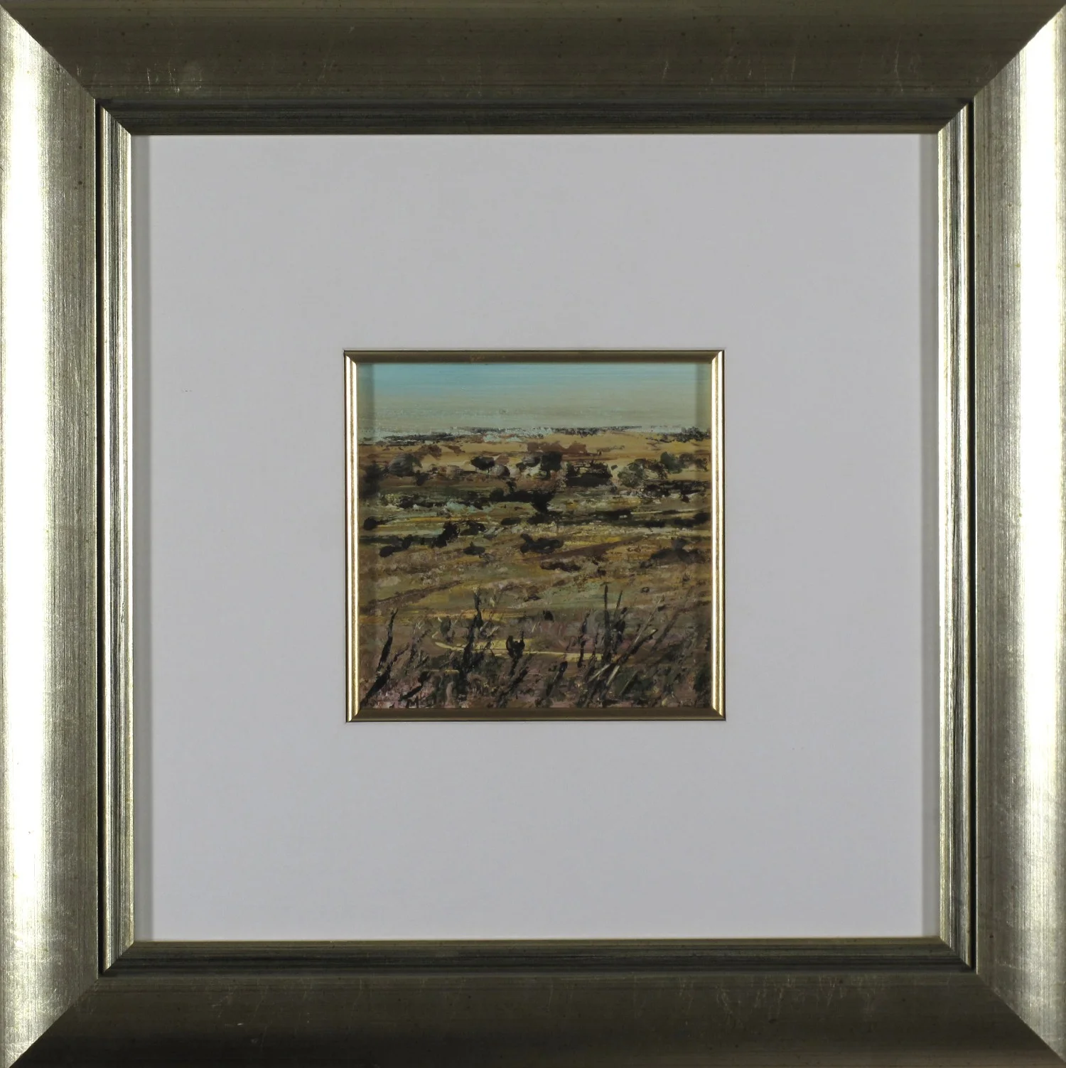 #6847. Peter McQueeney. Study for Far Horizon. 46cm x 46cm. Was $1290 Now $645