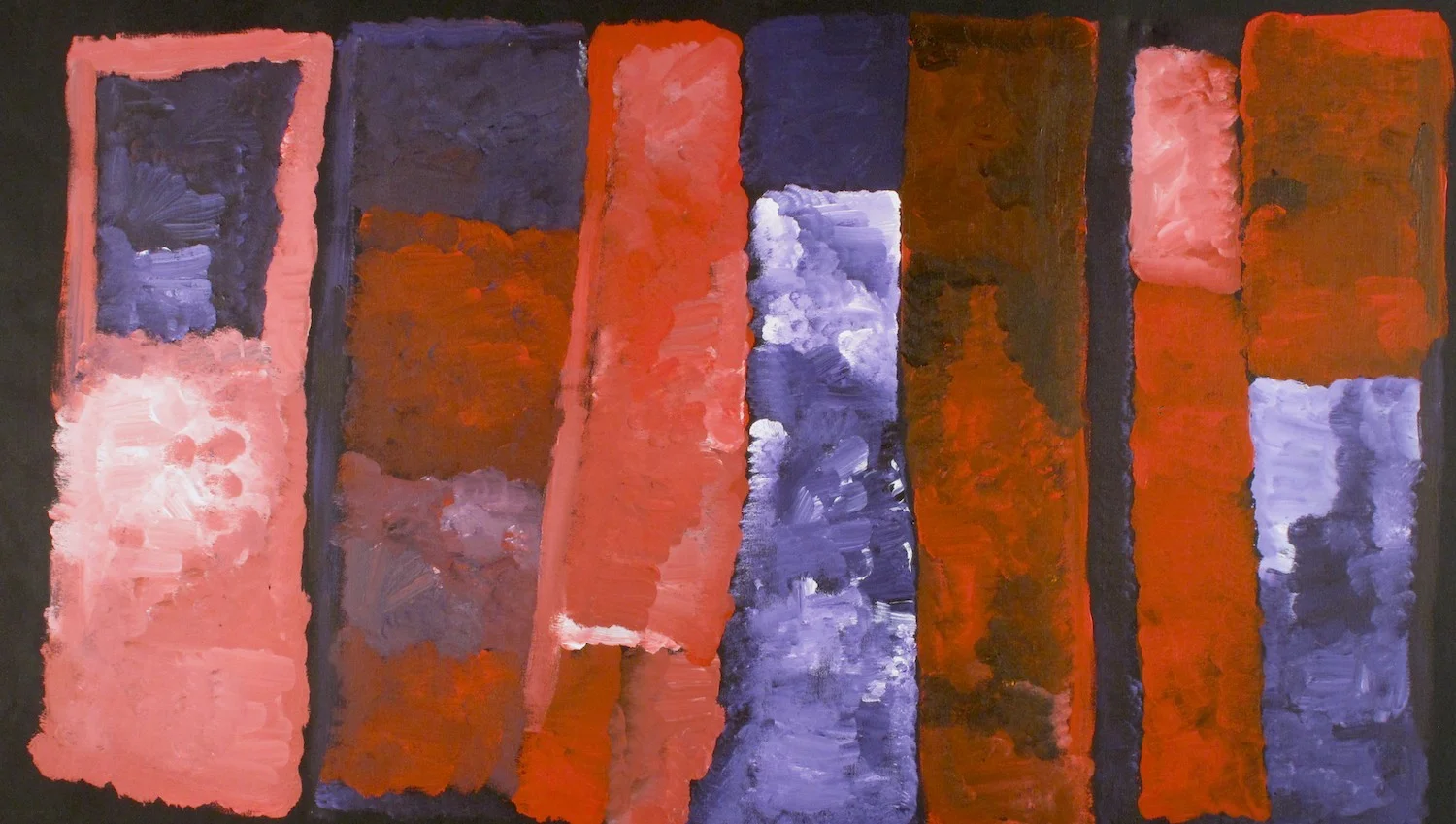 #14397 Kudditji Kngwarreye 'My Country' 96cm x 168cm Was $6800 Now $4500