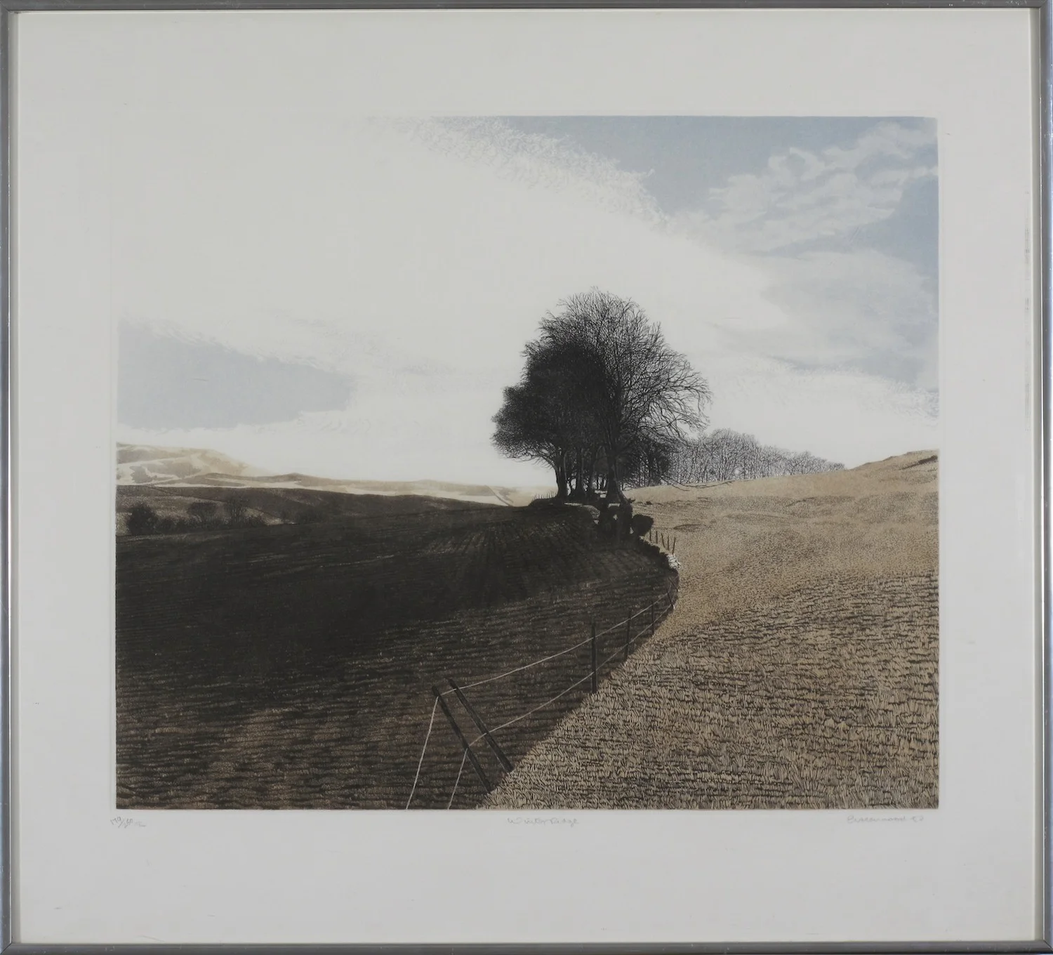 GRW2. Greenwood. Winter Ridge. LE Fine Art Print 179-250. 58cm x 64cm. Was $580 Now $192
