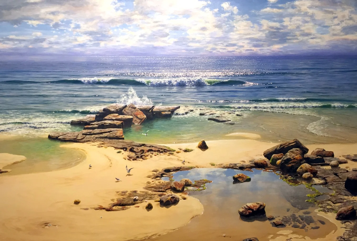 #14840 Falk Kautzner 'Another perfect day' 150cm x 223cm $18,800