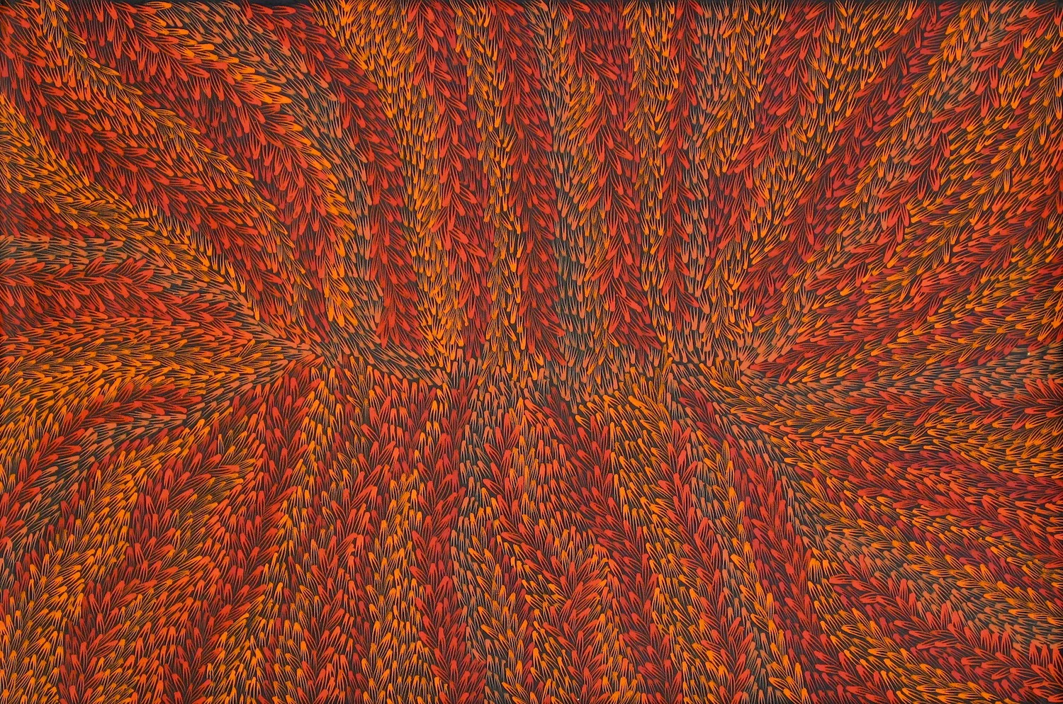 #15035 Abie Loy 'Medicine Leaf' Acrylic on Linen 90cm x 60cm $2200.jpg