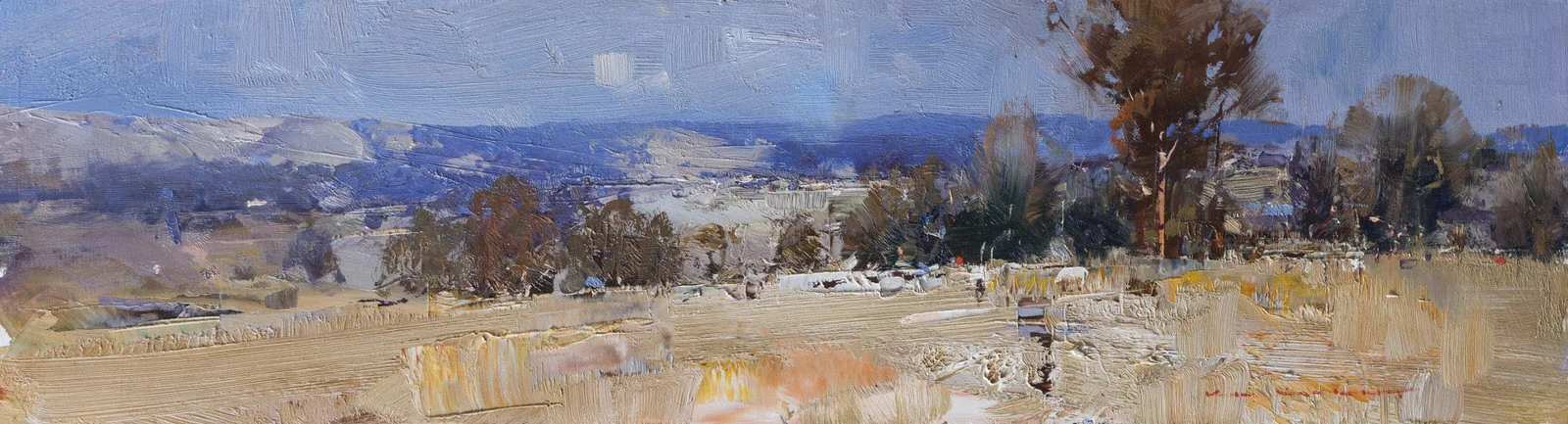 Landscape with Sheep 16 x 63cm