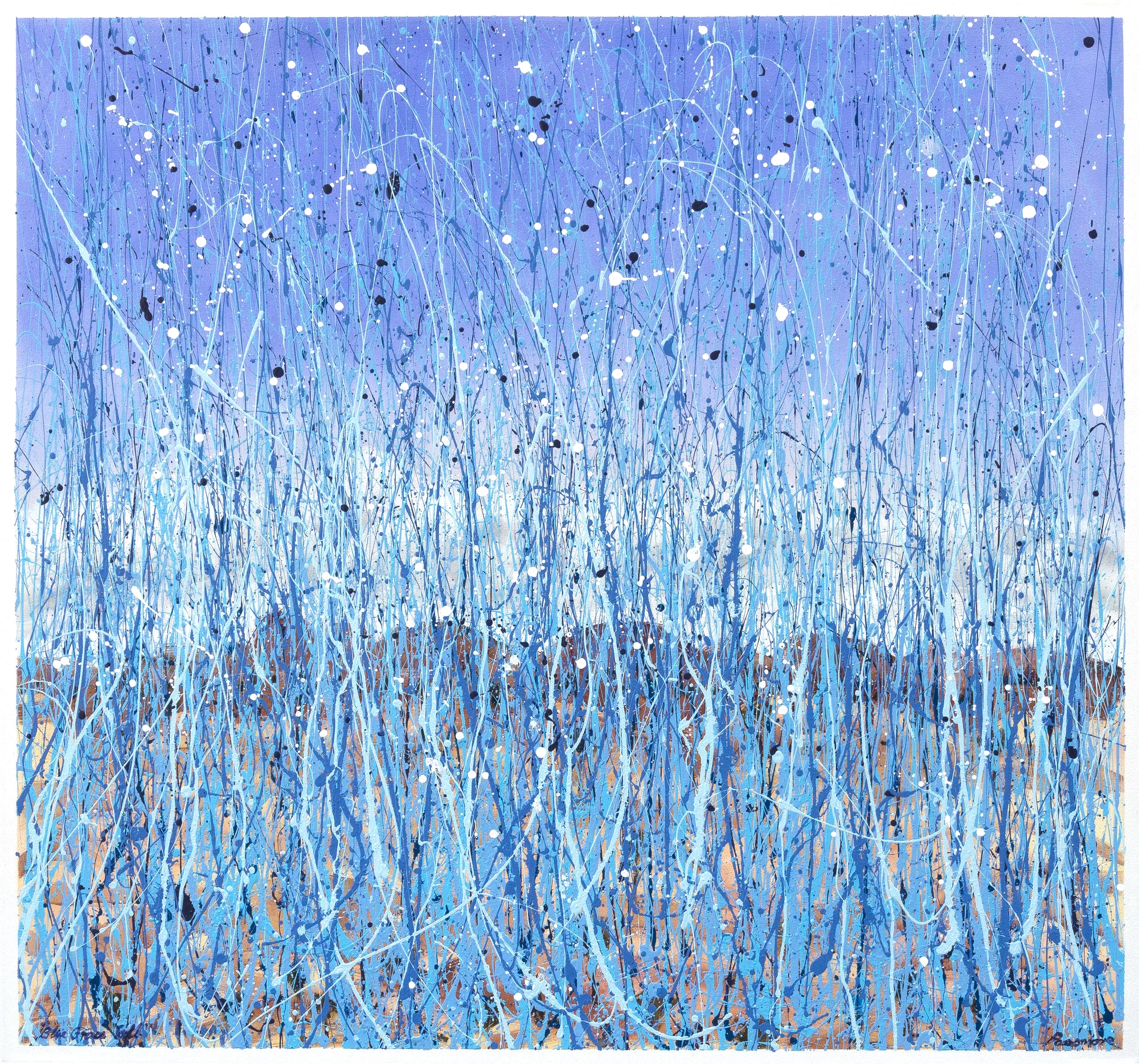 Blue Grass Acrylic on Canvas 140 x 150cm