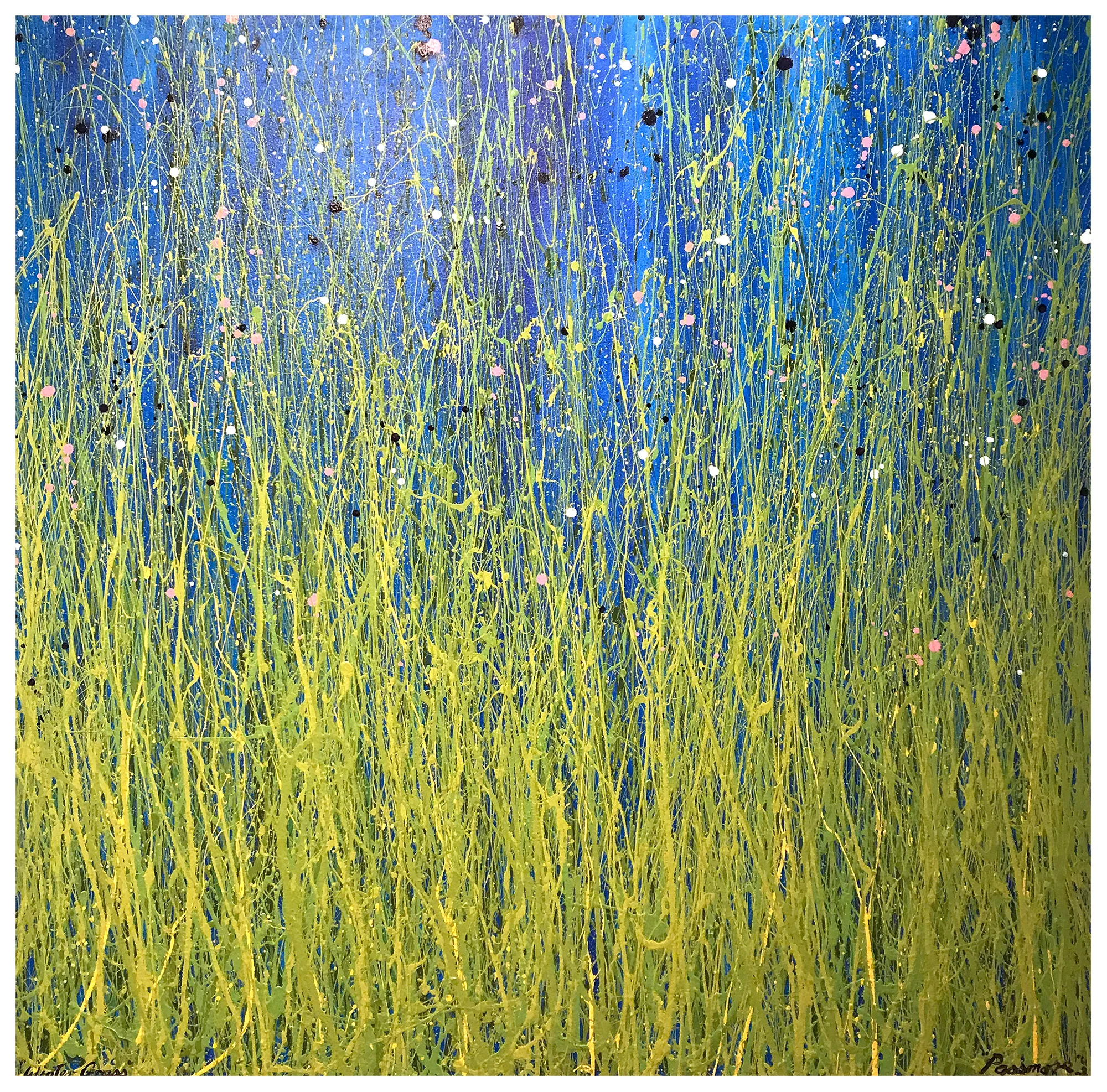 Winter Grass Acrylic on Canvas 120 x 120cm