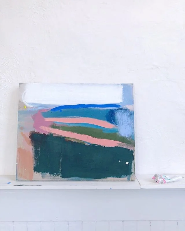 little landscape #landscape #abstractart #abstractlandscape #blueridgemountains #kikislaughter