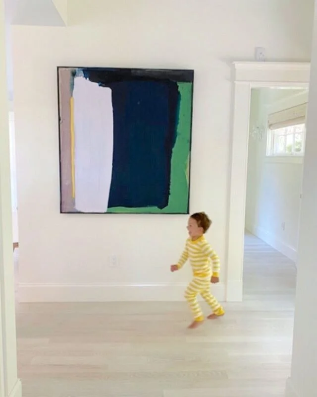 Still one of my all time faves @assemblageartconsulting @hidellbrooks #abstractart #artinthehome #colorblocks #kikislaughter