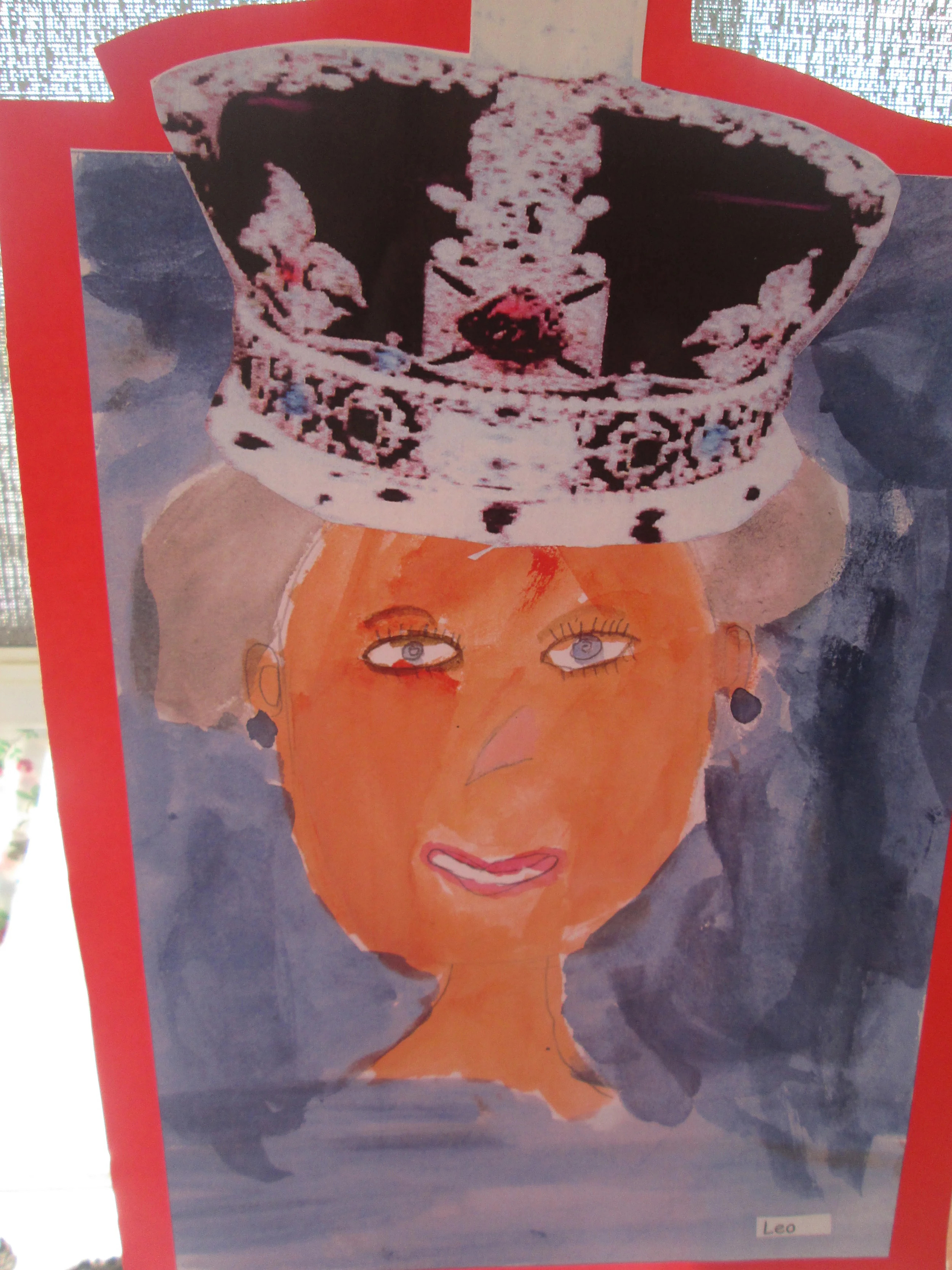 Happy Birthday Your Majesty. We have painted a portrait of you wearing the Imperial State crown