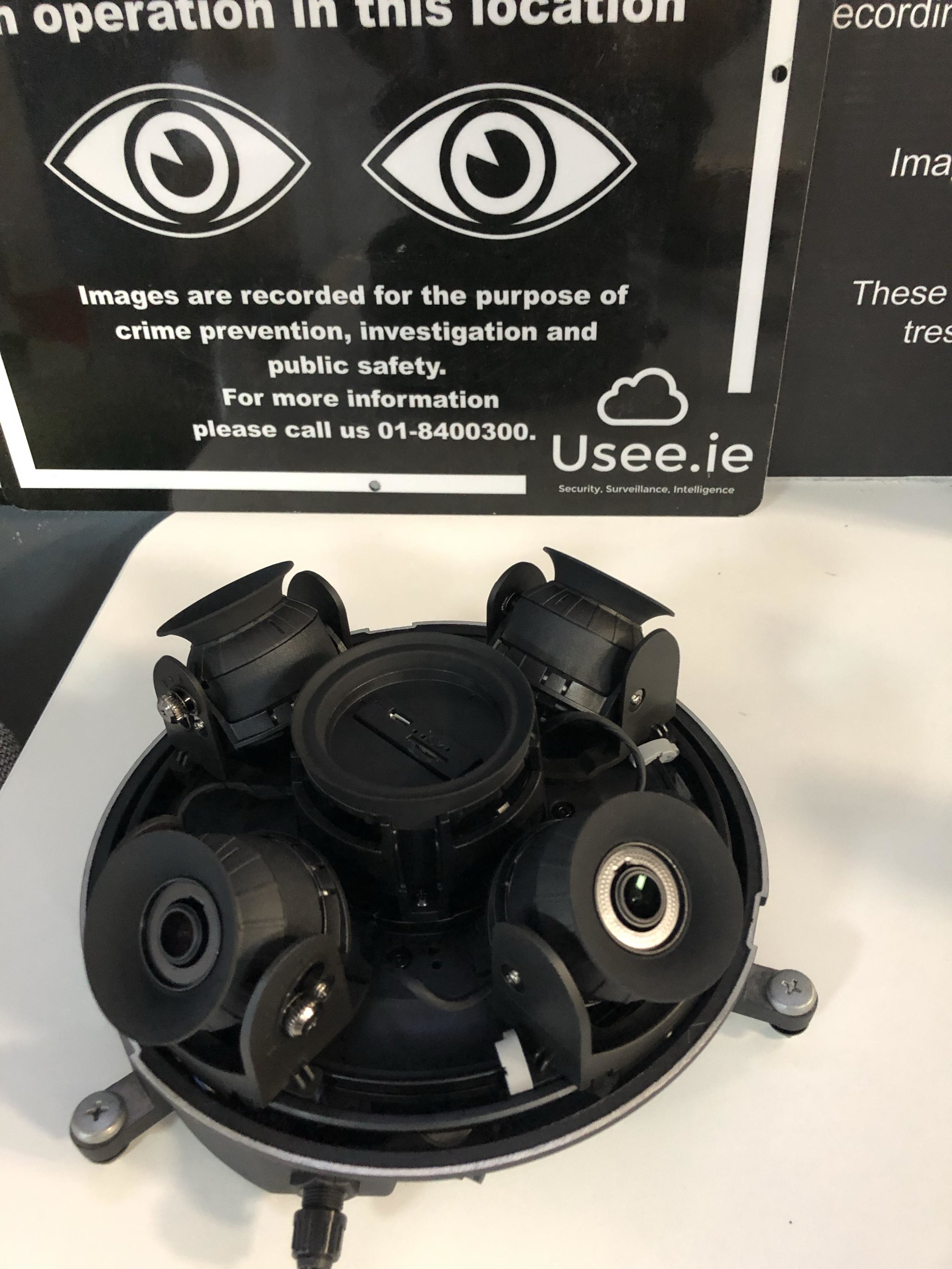 4 x 8 megapixel Multisensor camera