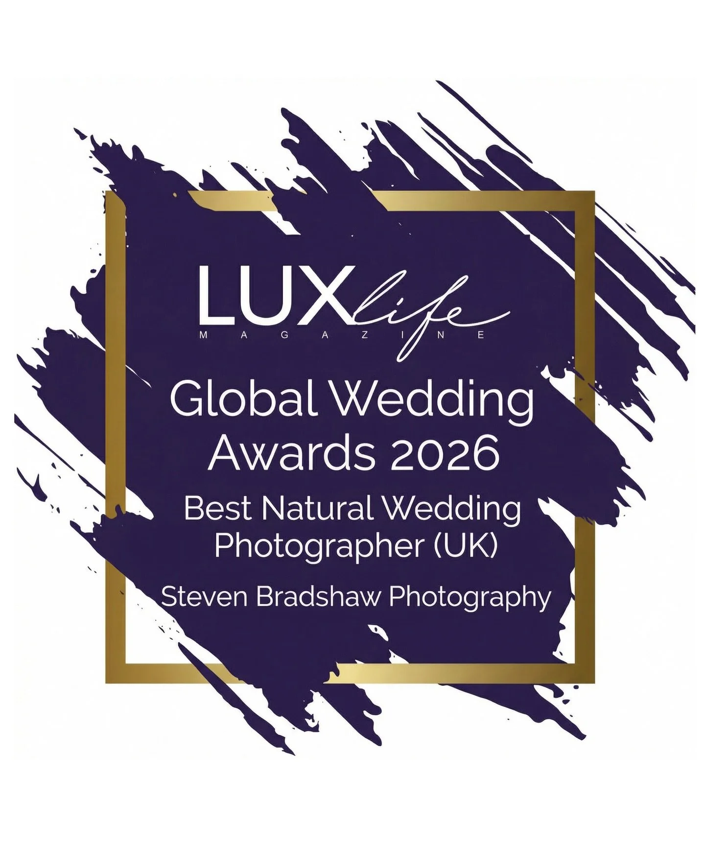 30 years, and I still love what I do. ✨

I&rsquo;m incredibly happy to share that I&rsquo;ve been named Best Natural Wedding Photographer 2026 (UK) by Lux Life Magazine. Having also picked up their Documentary award in 2024, it&rsquo;s a great feelin