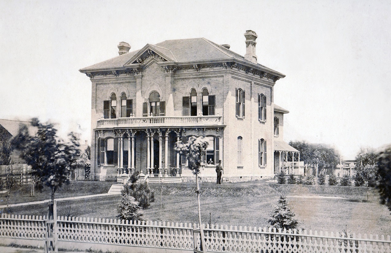 The Williams Funeral Home building was originally a home designed and built by John T. Finlay. This is the oldest photograph we have of our Historic building; Dated approx. 1842. Several renovations and changes happened throughout the years, but the buildings core architecture and historic detailing remains.