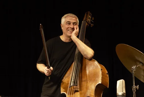 Barry Guy performing at Huddersfield Contemporary Music Festival.