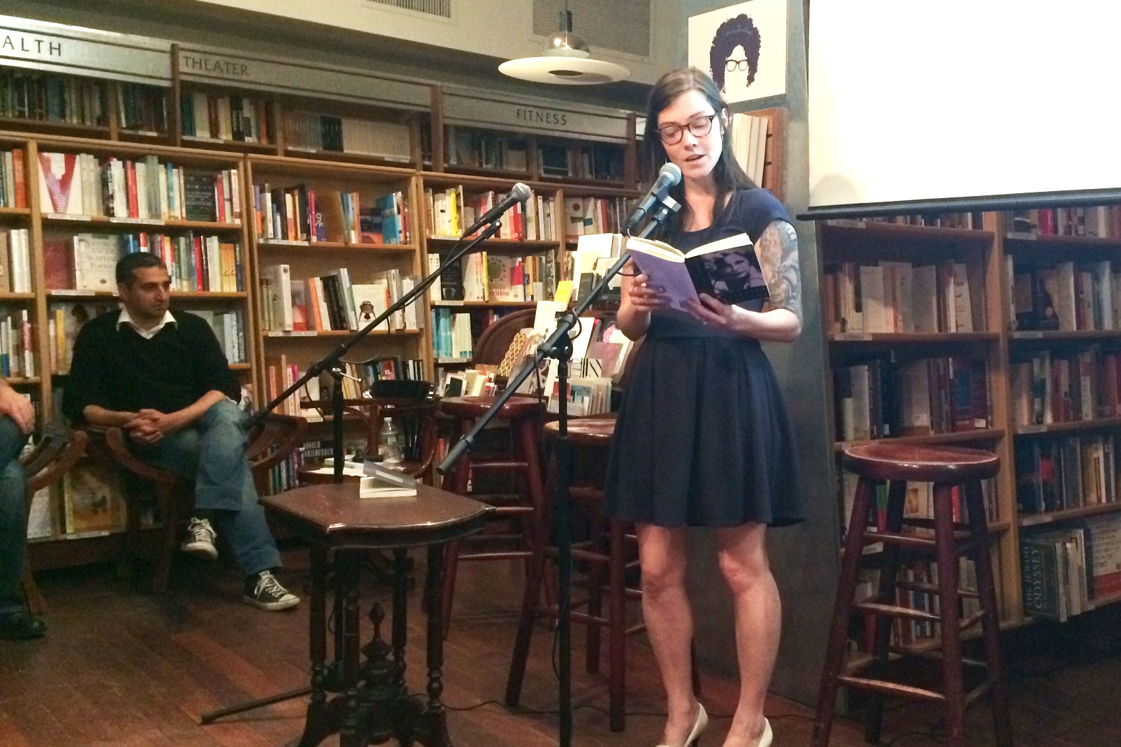  Sarah Gerard reading Clarice Lispector at McNally Jackson © Justin Alvarez 