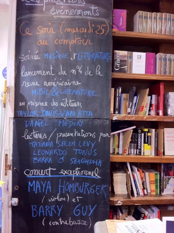 Le comptoir des mots announces M&L.