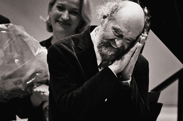 Arvo Pärt, following the May 31, 2014 performance at Carnegie Hall. Photo: Eleri Ever.
