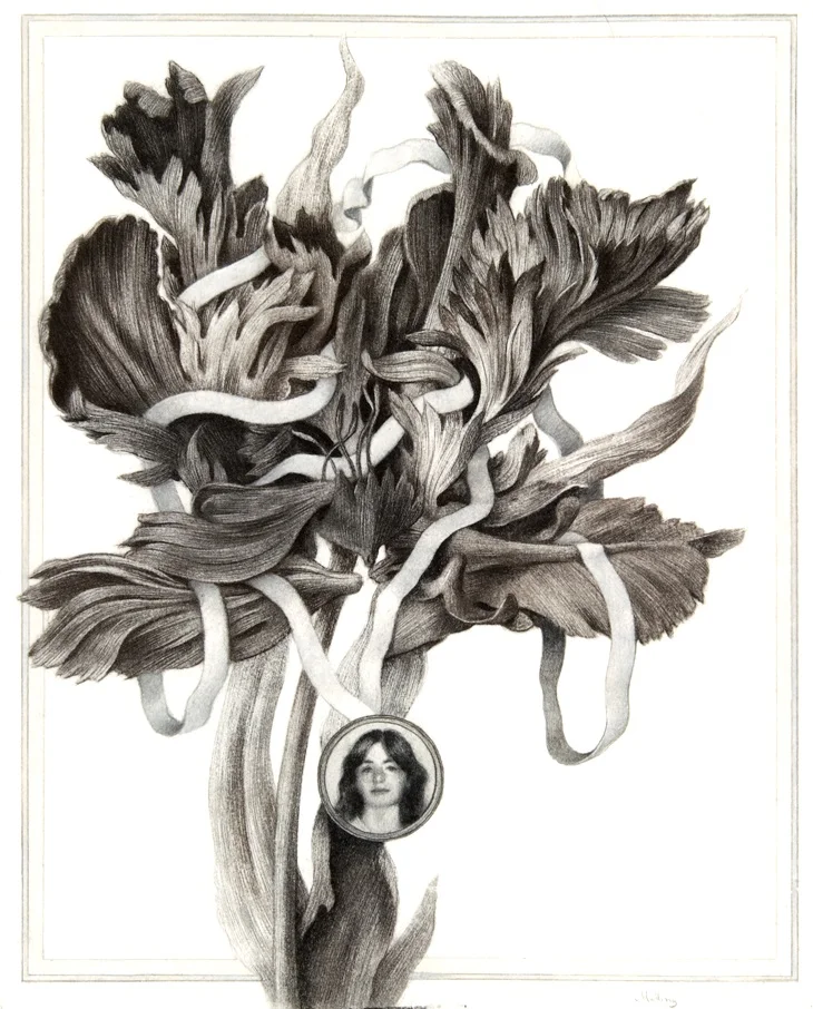 Sverre Malling, "Flowers: Fritzl." 63 x 55 cm, 2013. Courtesy of the artist.