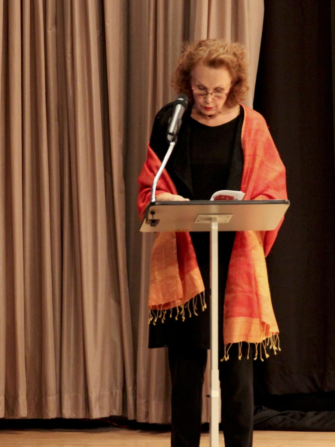 Kaija Saariaho reads from "Earth and Air."