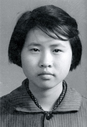 Can Xue at age 15 during the Cultural Revolution when she lived with her father.