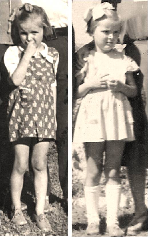 Ugrešić at 5 years old and 6 years old. Courtesy of Dubravka Ugrešić.