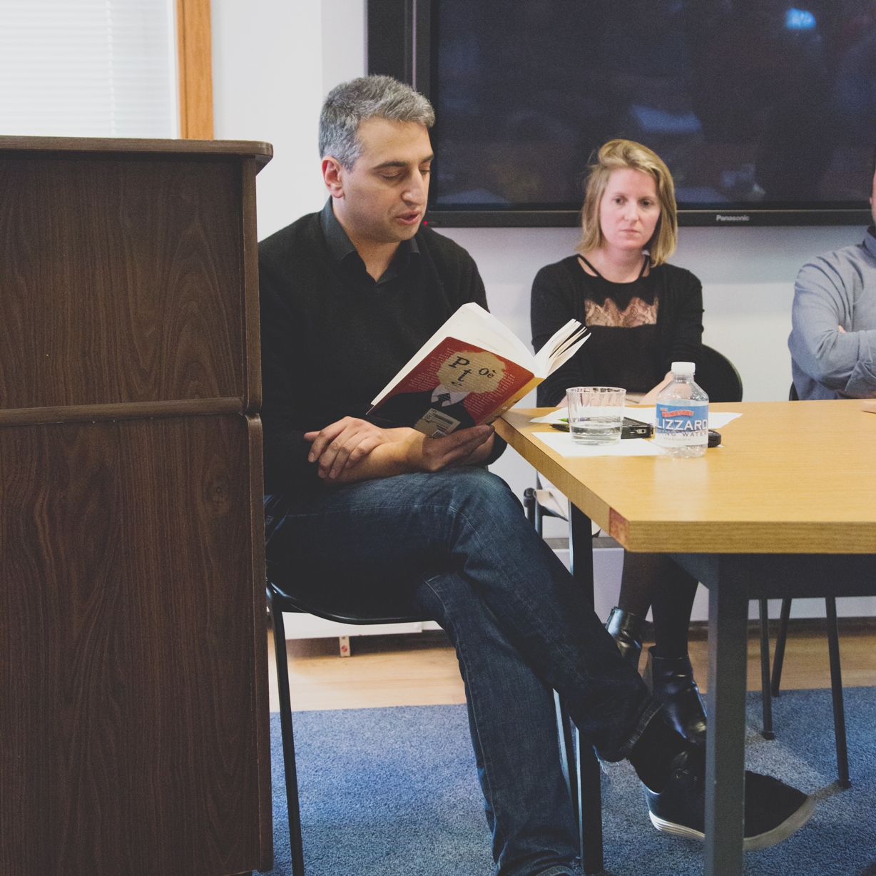 Daniel Medin reads from Anne Weber's tribute to Chevillard