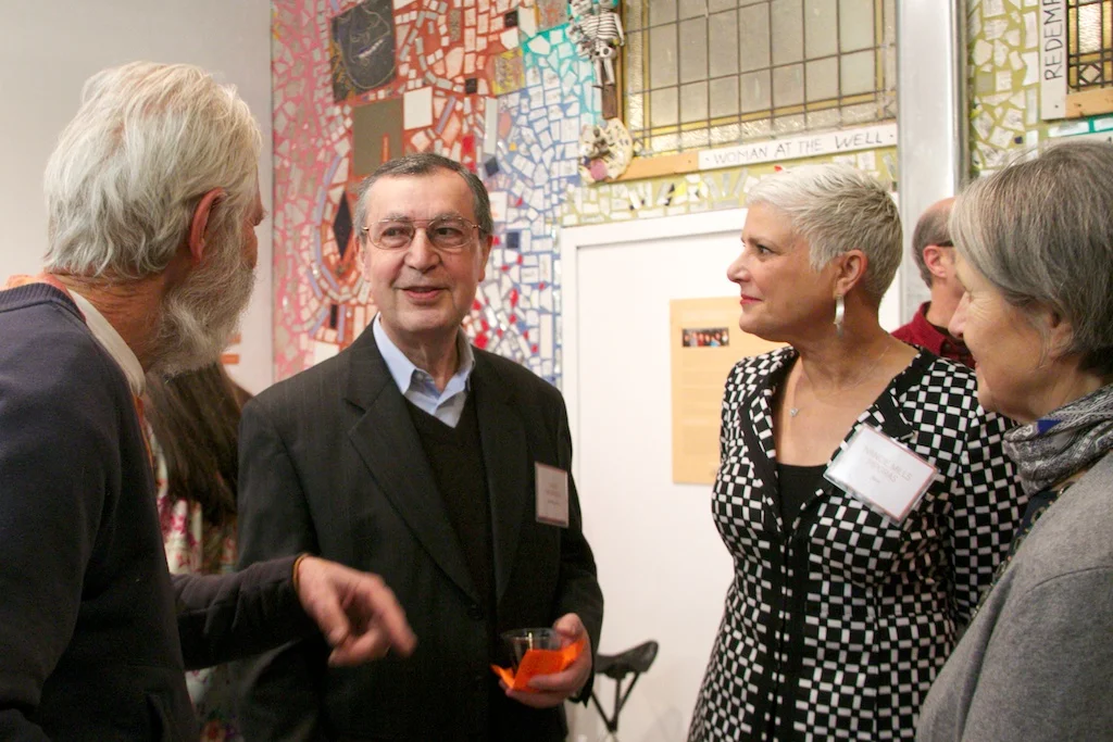 Isaiah Zagar, Yakov Hanansen, Nancy Mills Pipgrass, Mrs. Hanansen.