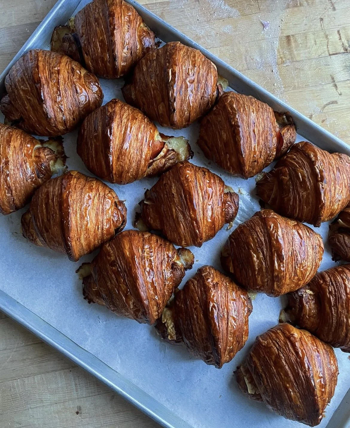 Nueske's Ham & Gruyère Croissants