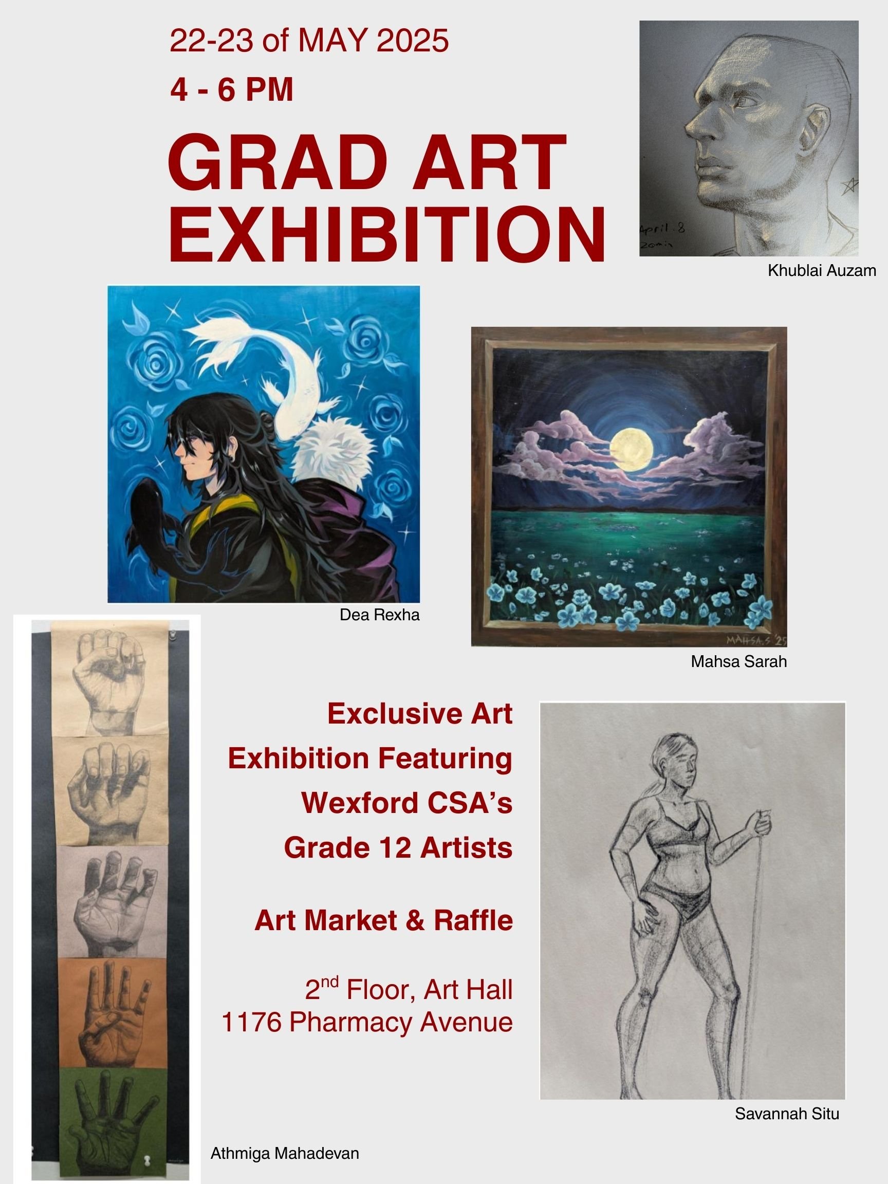 VMA Grad Art Exhibition May 22-23