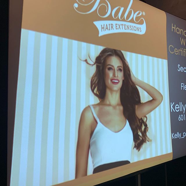 Learned some exciting new things today .... more to come @babe_hair @kelly_patinahairstudio thanks for a wonderful class #babeextensions #hairrestoration #thinninghair #babehtw #babehtwprofessionals #neworleansextensions #handtiedextensions #handtied