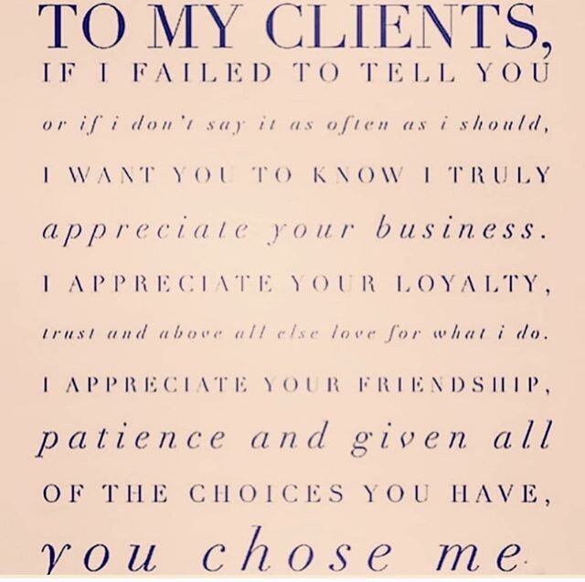 I have posted this before but I&rsquo;m feeling this so much right now. I have been doing this hair thing for 20 years now and some clients for just as long. You all have been become my friends and I miss you and thank you and can&rsquo;t wait to see