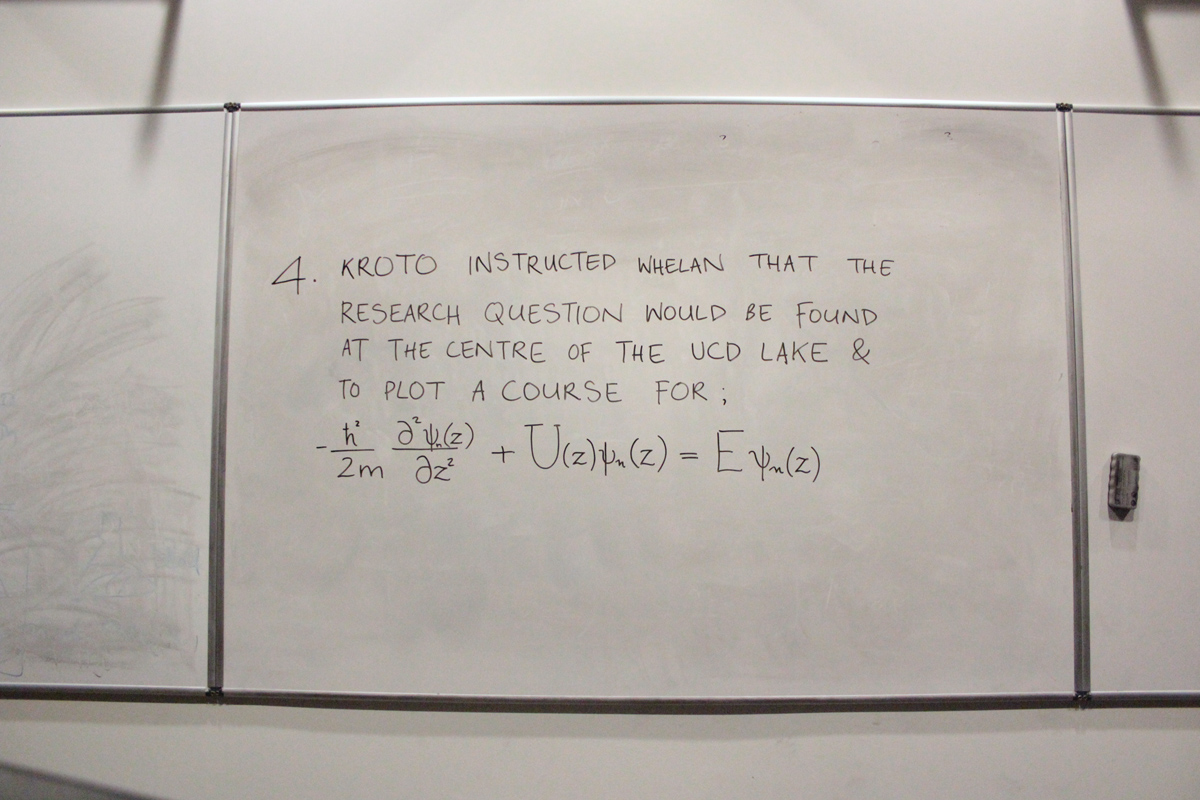 The equation here is the Schrodinger equation as it relates to scanning tunnelling microscopy.