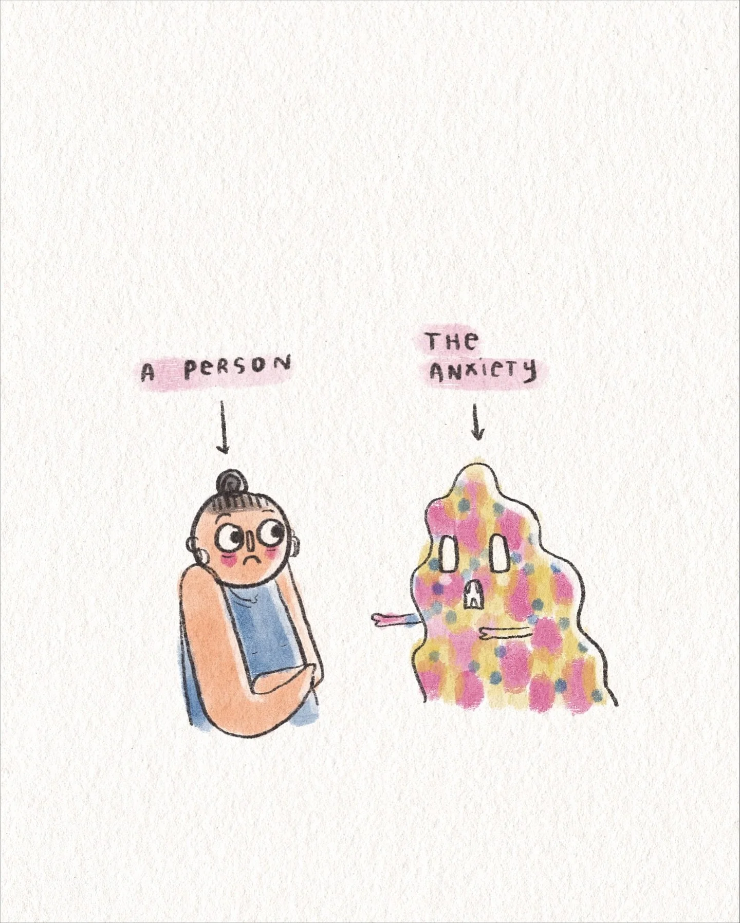 These things help. &hearts;️⁣
⁣
When anxiety is loud and dog piling on itself (as it is wont to do!), it helps so much to remember our helpers.⁣
⁣
The friends who parachute in - and allow us to feel resourced again.⁣
⁣
These may differ, person to per