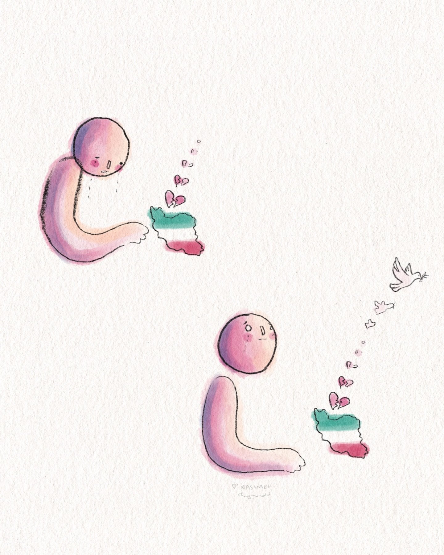 Iran, o Iran. &hearts;️⁣
⁣
Images from both me and @plainntart / @iranonfilm ,⁣
With words from my newsletter.⁣
⁣
If I can do nothing else, I can uplift.⁣
I can hold our hearts.⁣
I can envision a better future for our souls, our soil.⁣
⁣
May Iran be 