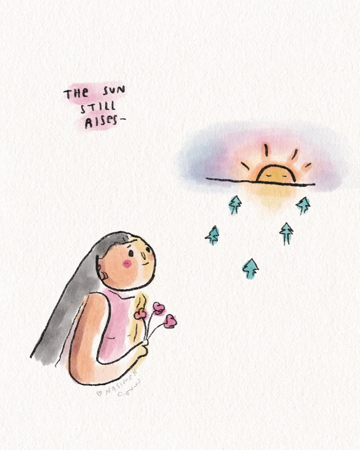 Images of ✨ hope ✨⁣
⁣
To me, hope is not something that overlooks the reality.⁣
Hope is, instead, the sense that we are with it all:⁣
And we keep walking, somehow.⁣
⁣
We find even the tiniest moments of joy.⁣
⁣
We sing.⁣
⁣
We move.⁣
⁣
We pray.⁣
⁣
To 