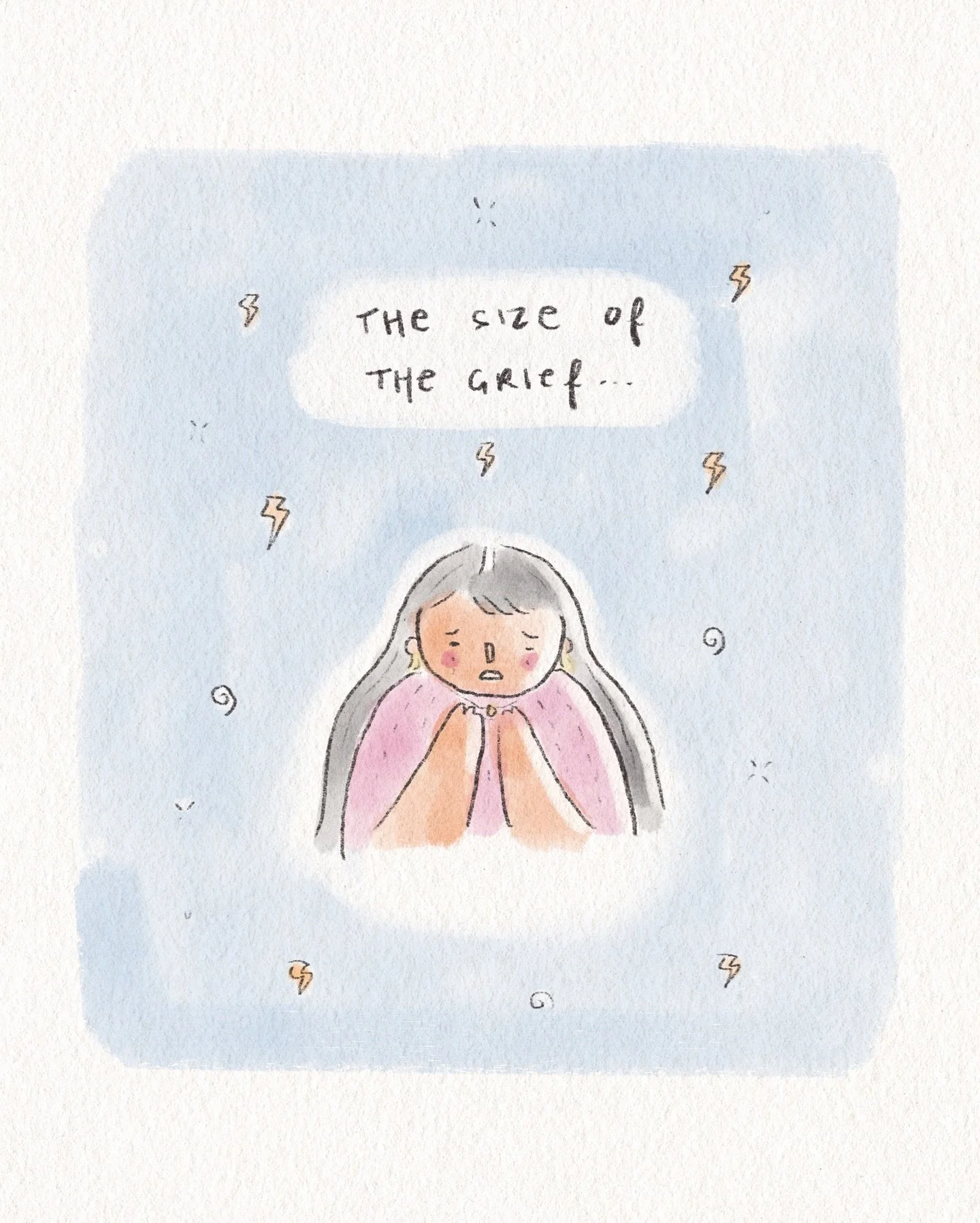 Hand in hand. &hearts;️⁣
⁣
I&rsquo;ve been thinking of this, lately, as I walk a journey of deep grief.⁣
I&rsquo;ve been thinking of how my grief - is evidence of my love.⁣
⁣
And how beautiful is that!⁣
How beautiful is it that I am able to love so f