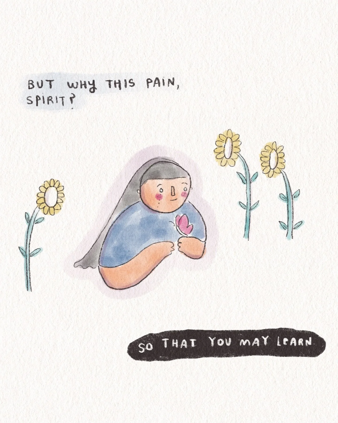 We grow through what we go through. 🌼 ⁣
⁣
I am not saying it is easy, these walks.⁣
And maybe some days, we even crumble: turn, briefly, to pebble, dust, stone.⁣
⁣
But then.⁣
⁣
We feel the sun or hug a friend or laugh a little.⁣
We remember this is 
