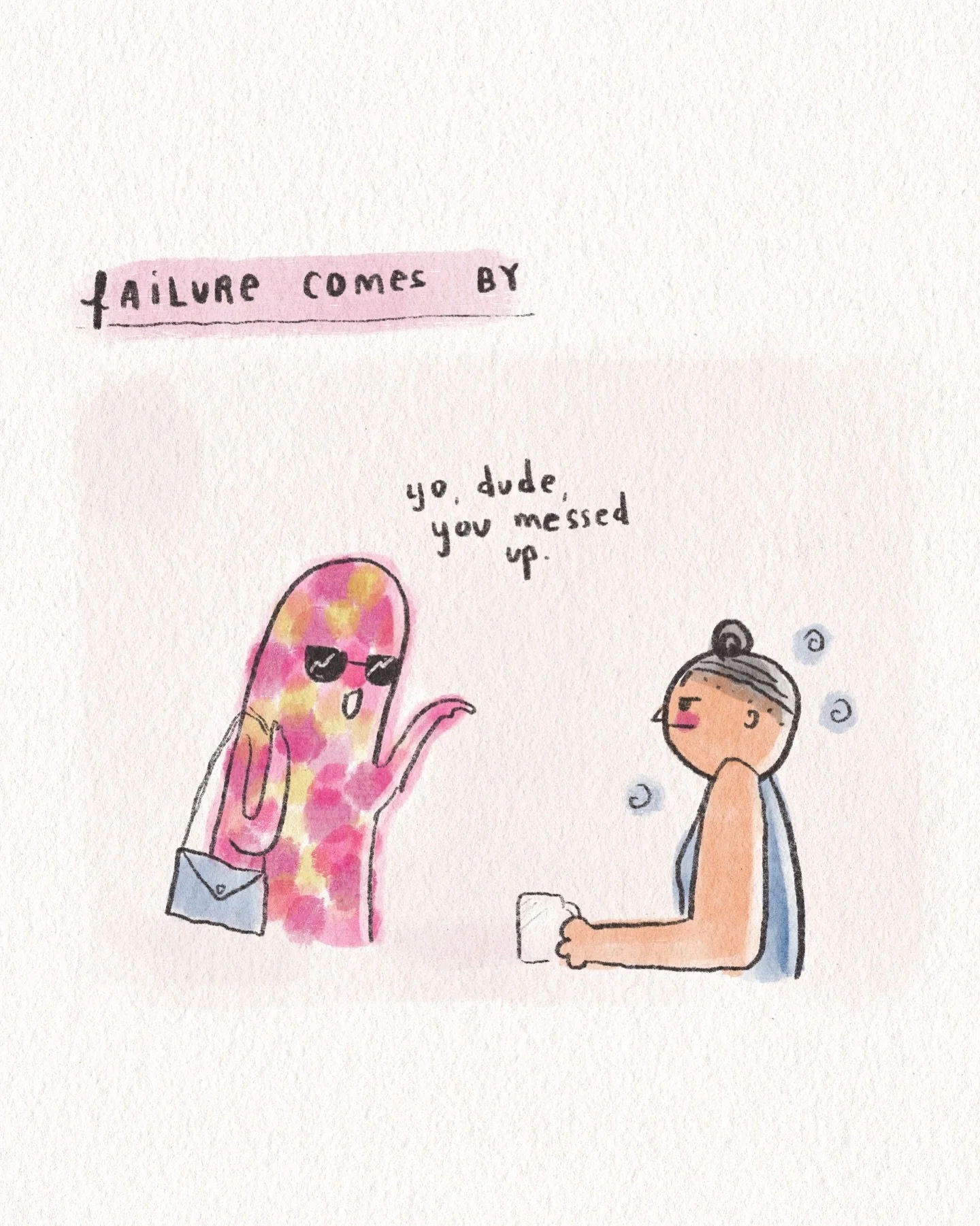 Failure! 👹 ⁣
⁣
I know this friend can feel challenging - and not like a friend at all.⁣
⁣
But the platitudes are often so true - that failure can be a gift, if we let it!⁣
⁣
That it is through our stumblings and fallings that we truly learn the most