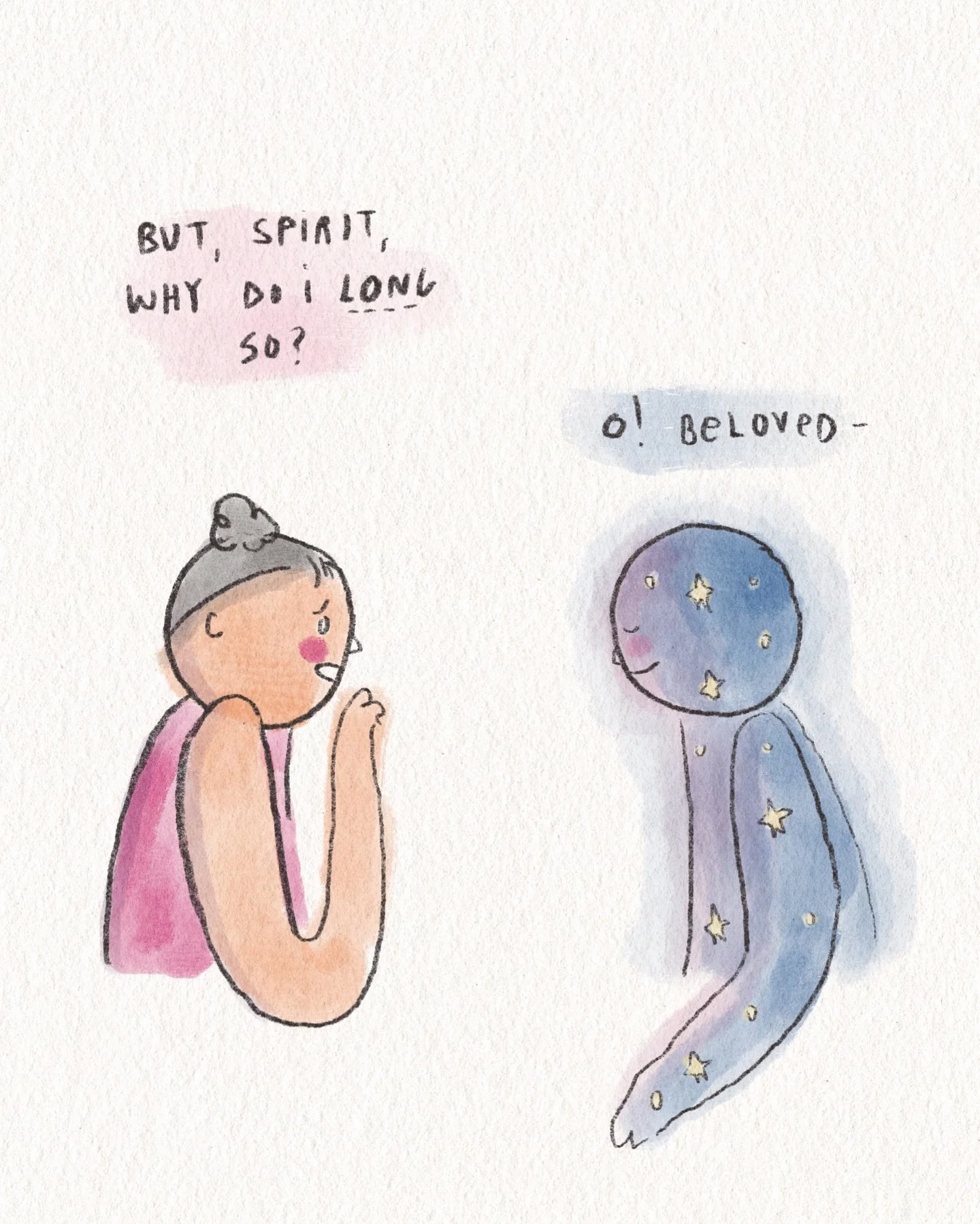 Your longing is a gift 💞⁣
⁣
Those tender desires, the wants -⁣
The hopes and dreams of what could be -⁣
They&rsquo;re not an issue, a fault.⁣
They&rsquo;re a gift. For -⁣
⁣
They hold visions of beautiful things.⁣
Remember: nothing came to be on this