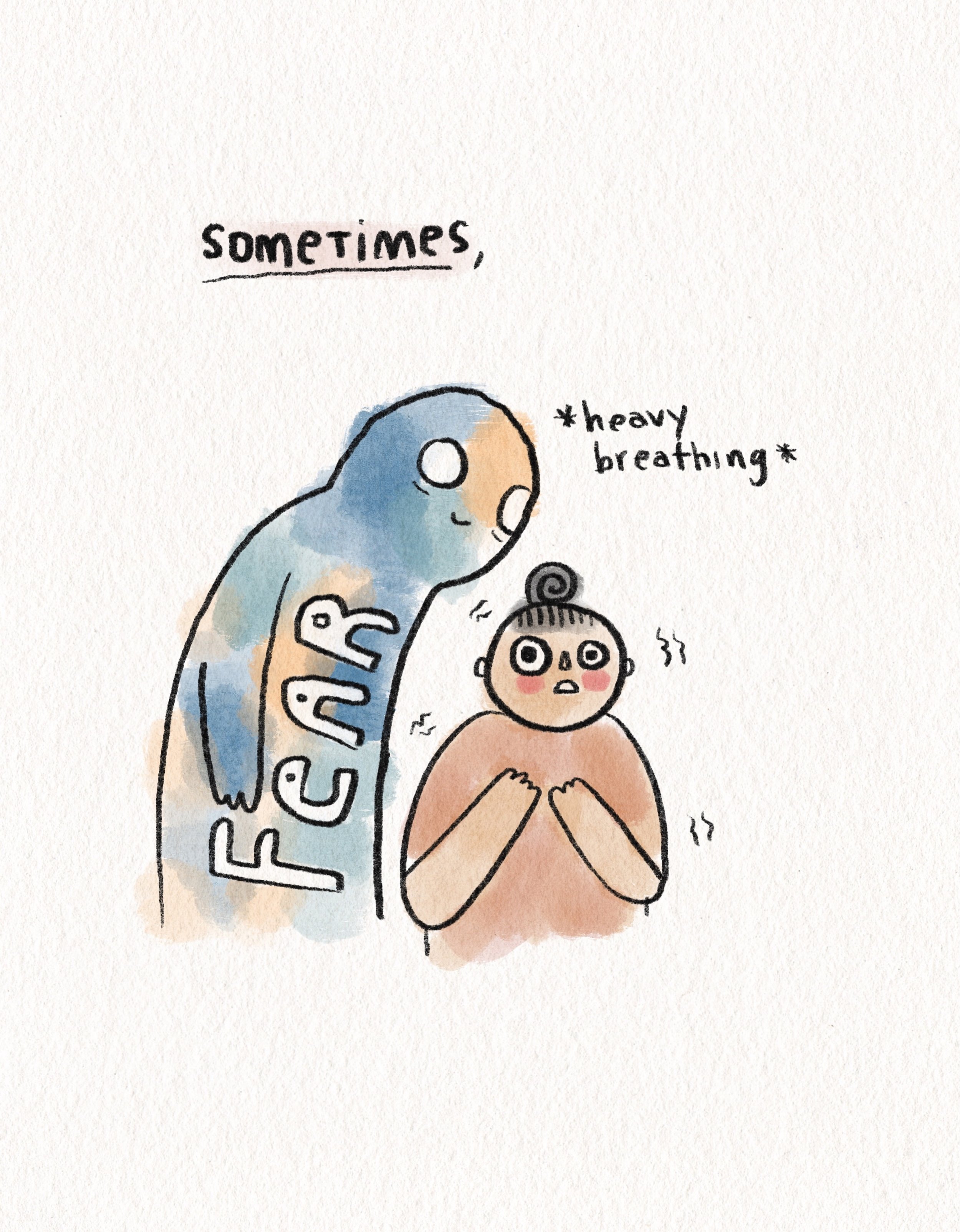 You can trust yourself! 🥹⁣
⁣
Fear is such an interesting emotion. ⁣
It is here to protect us - to keep us safe!⁣
⁣
But it can be &hellip; a little ~extra~ -⁣
Showing up when it is not needed, ⁣
⁣
Or speaking loudly, crowding out other sensations.⁣
B