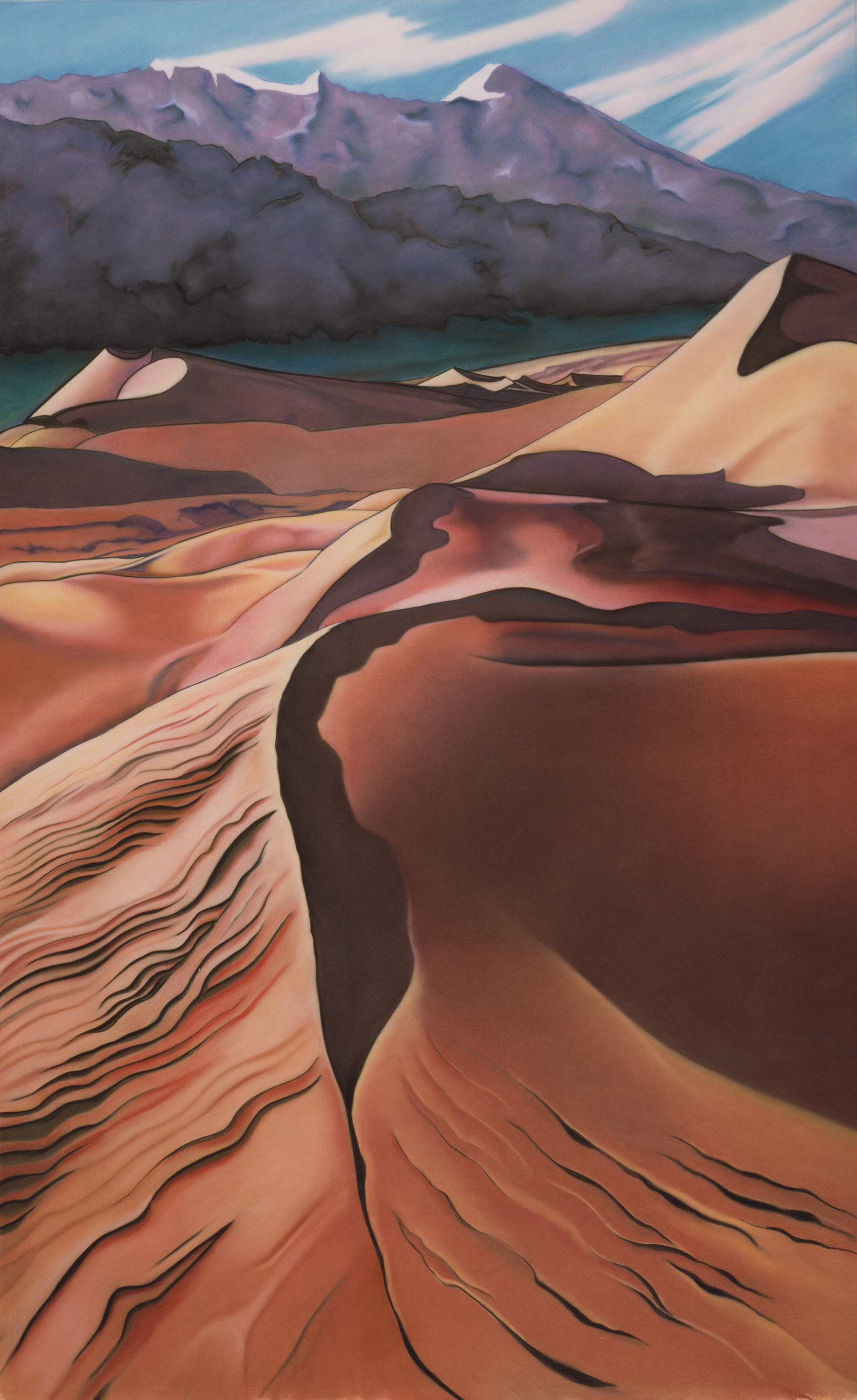 "Sand Hills" pastel, 48x72"