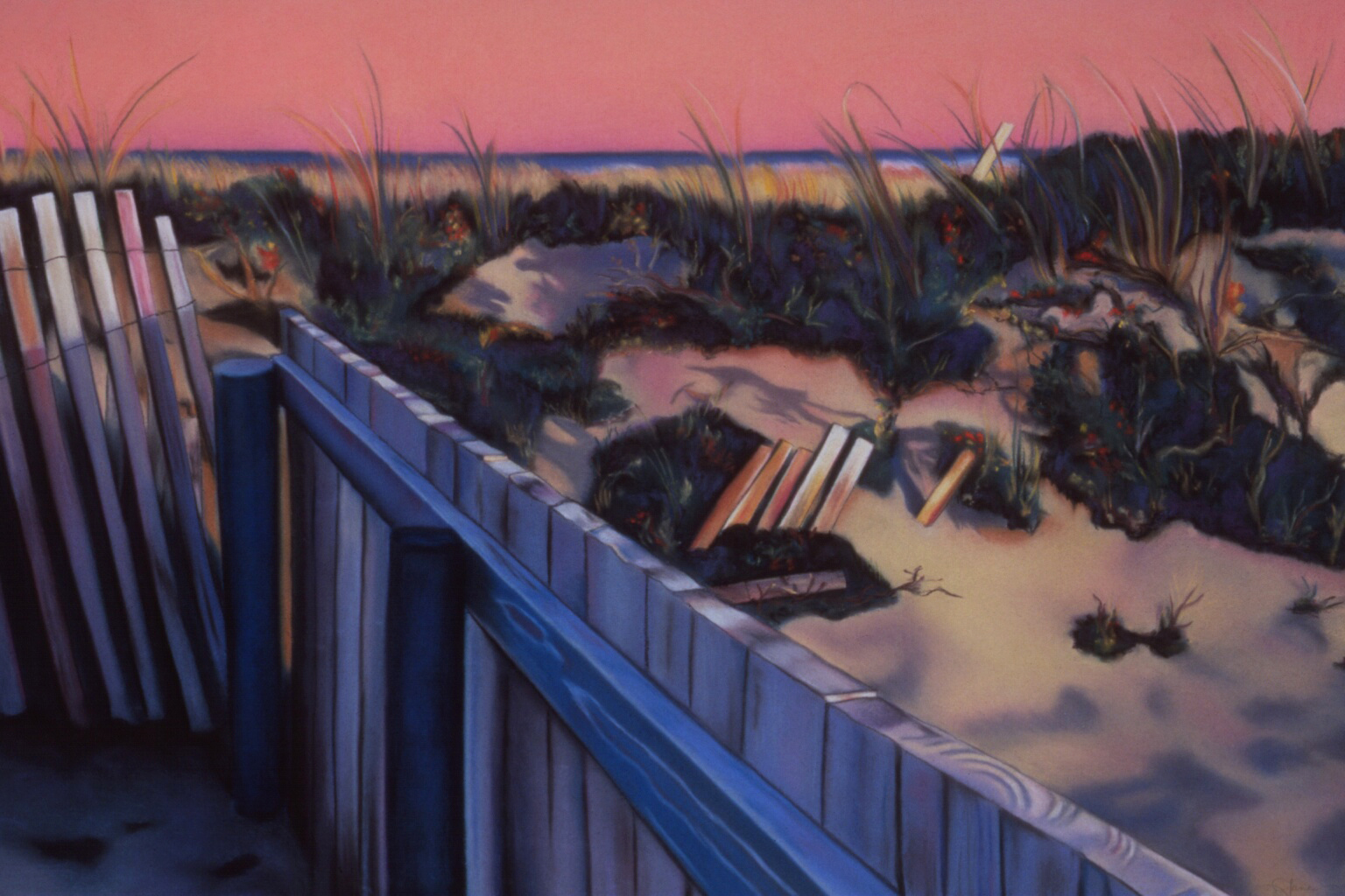 "The Cape" pastel, 50x35"
