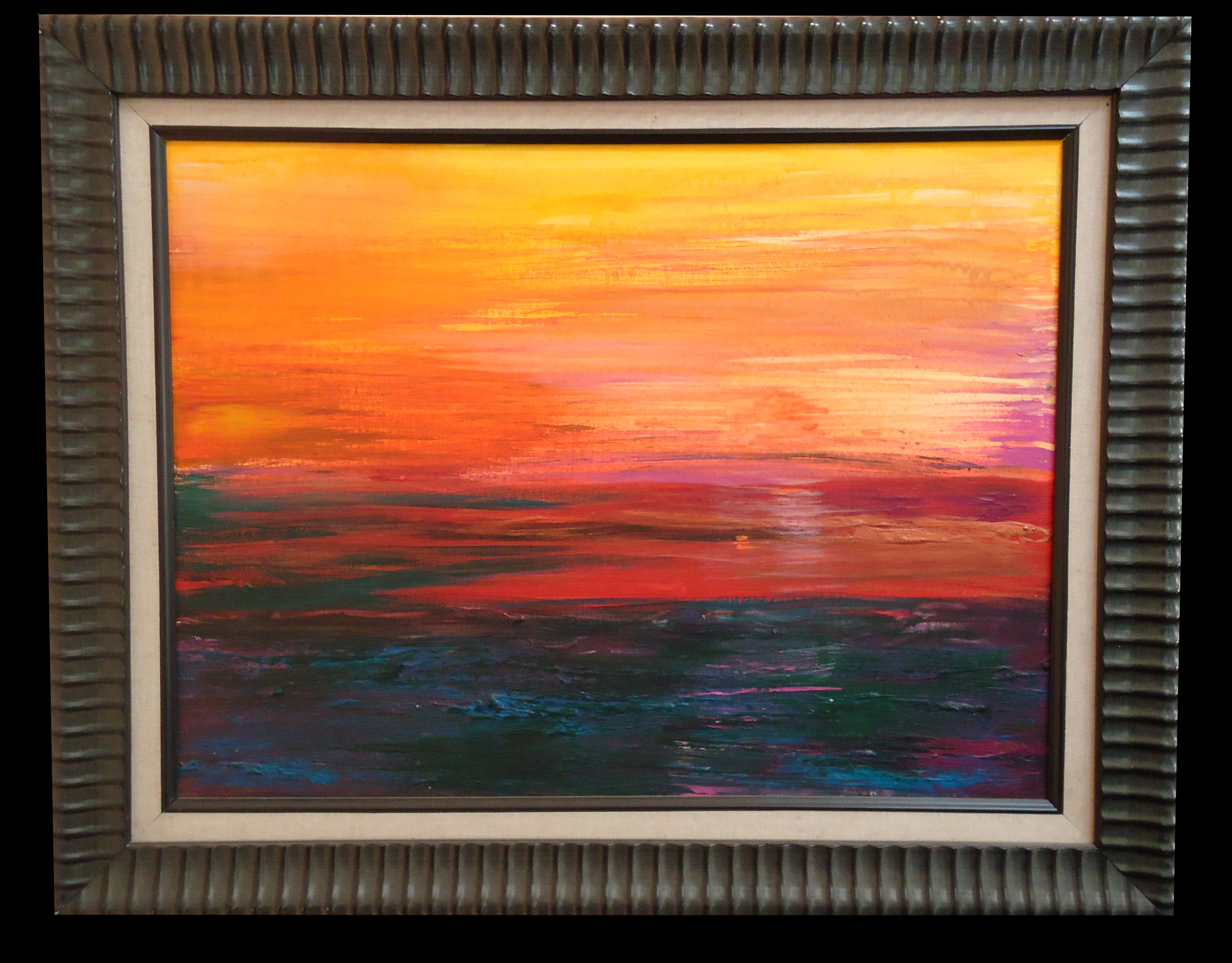 "Melting" acrylic, 18"x24" 