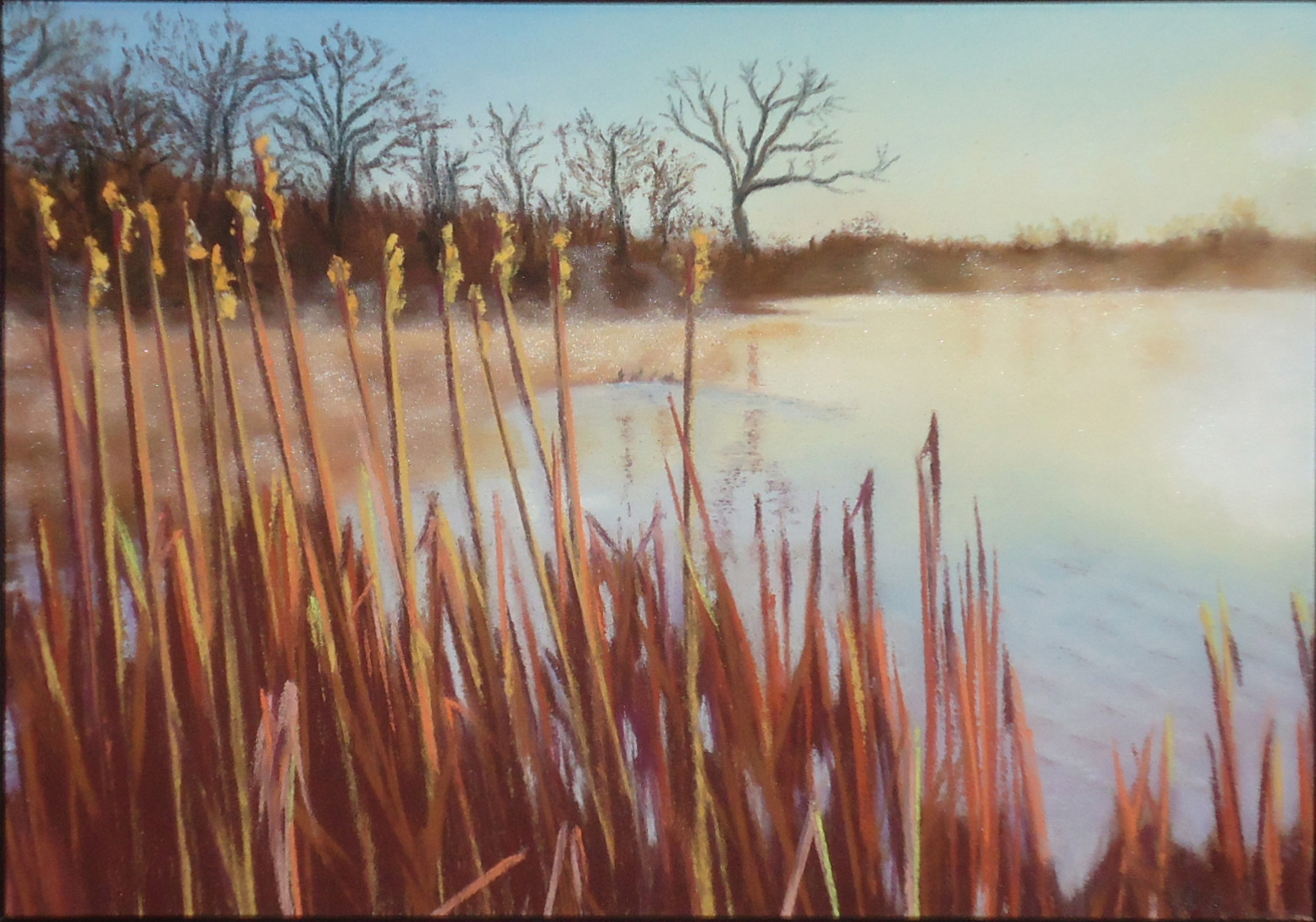 "Morning Mist" pastel, 5x7" AVAILABLE / $120
