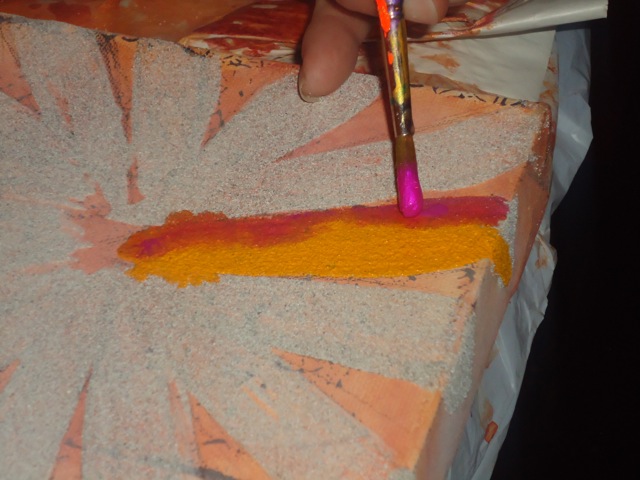 Layer the colors.
