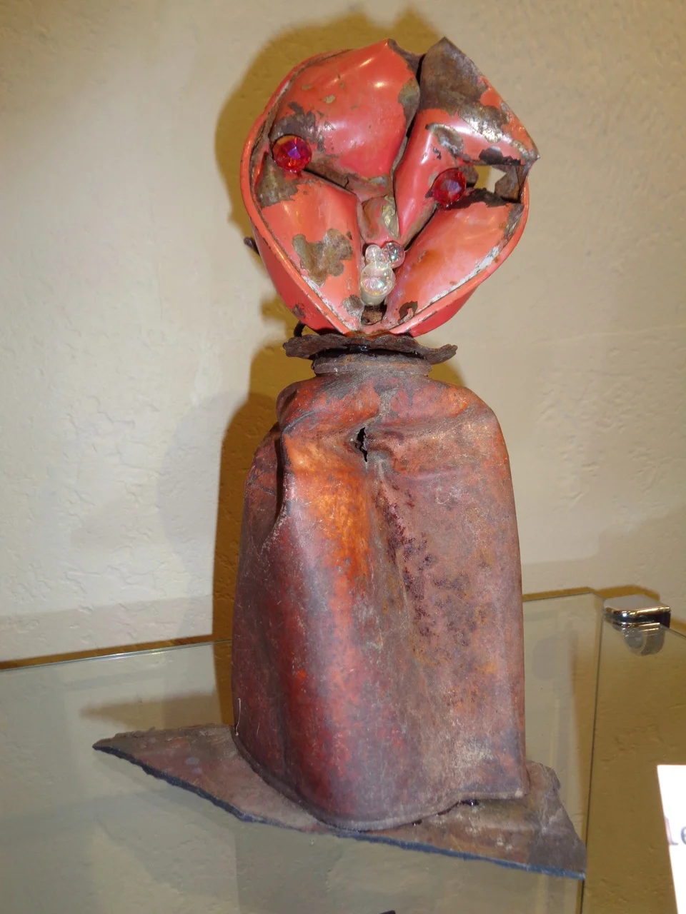 "Leader of the Shadow People" found object, mixed media, 7"h x 4"w AVAILABLE / $45