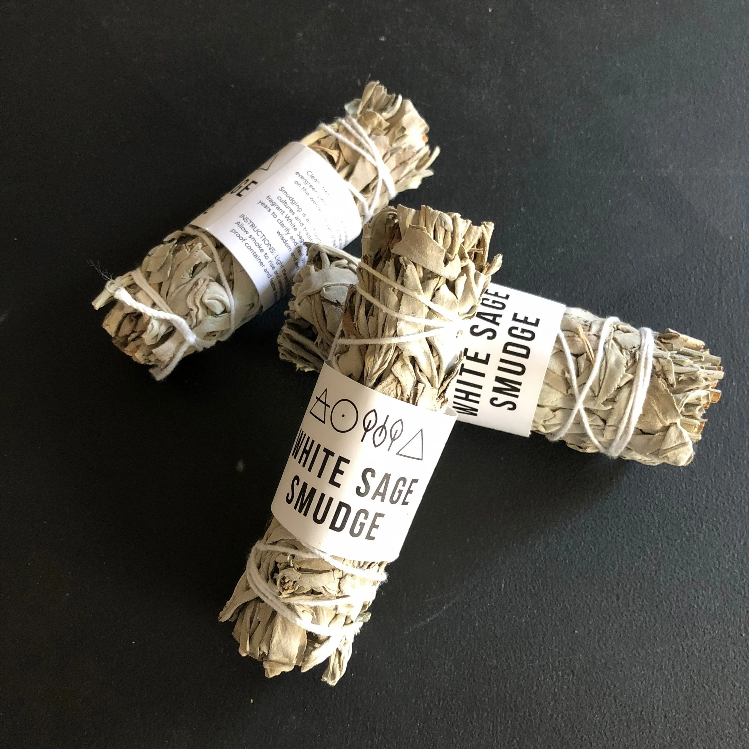 Large and small White Sage Smudge sticks