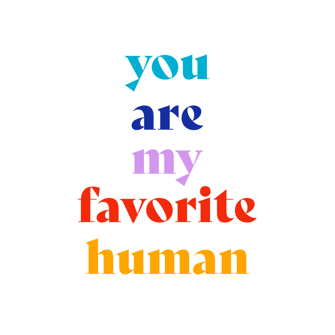 Favorite Human Gift Card product